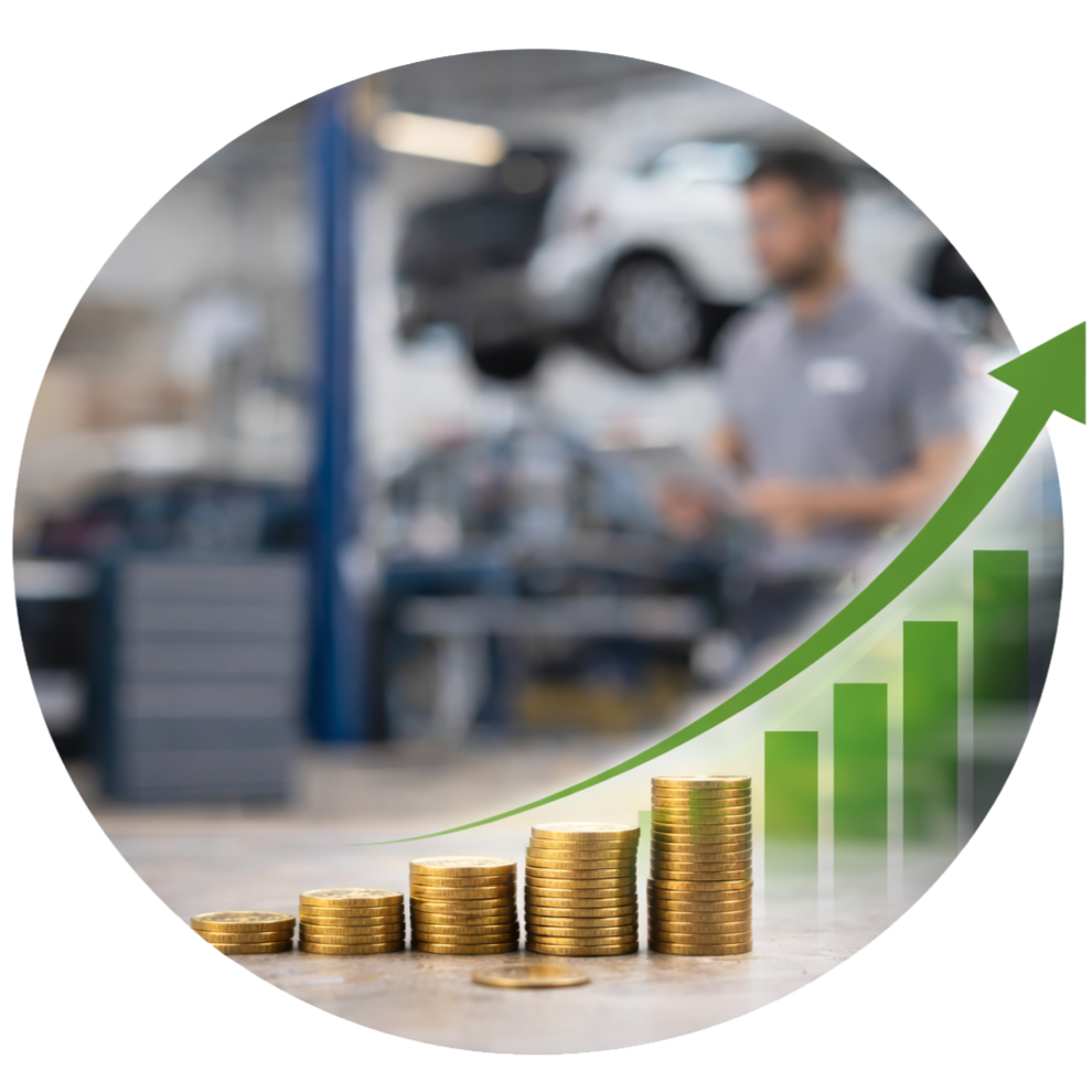 Provisionsmodell für Autohaus Serviceberater – Mehr Geld für mehr Leistung Serviceberater im Autohaus berät Kunde zu Auftragswert und Zusatzleistungen in fairer Provision, steigert Motivation und Kundenzufriedenheit.